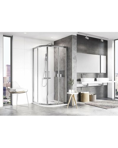 Душевой уголок Ravak Blix XP2CP4-90 90х90 70508014 профиль Хром стекло Transparent