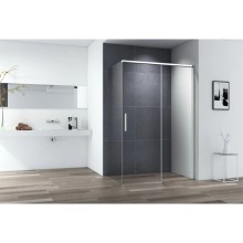 Душевой уголок 160х90 см Cezares DUET SOFT-M-AH-1-160/90-C-Cr прозрачное
