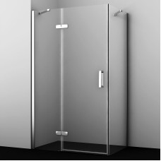 Душевой уголок WasserKRAFT Aller 120х100 L 10H10L профиль Хром стекло прозрачное