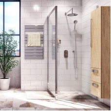 Душевой уголок WasserKRAFT Berkel 120x100 48P10 профиль Хром стекло прозрачное