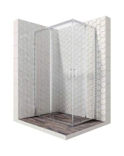 Душевой уголок 100х90 см Ambassador Kingston 14011121 прозрачное