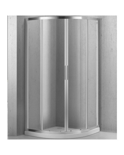 Душевой уголок BelBagno Sela R-2 90x90 профиль Хром стекло прозрачное