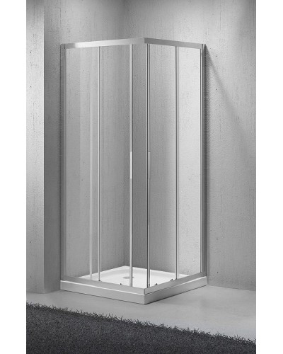 Душевой уголок BelBagno Sela 90х90 SELA-A-2-90-C-Cr профиль Хром стекло прозрачное