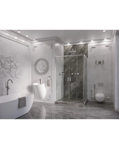Душевой уголок 120х70 см Ambassador Forsa 17021107AX-70AX прозрачное