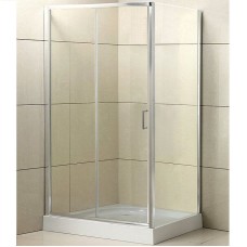 Душевой уголок BelBagno Uno 120x80 UNO-AH-1-120/80-C-Cr профиль Хром стекло прозрачное