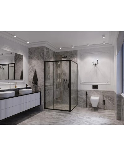 Душевой уголок 110х110 см Ambassador Forsa 17021217AB-110AB прозрачное