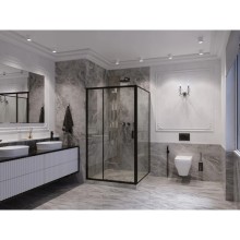 Душевой уголок 120х120 см Ambassador Forsa 17021218AB-120AB прозрачное