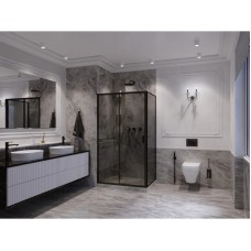 Душевой уголок 110х100 см Ambassador Forsa 17022217ABB-100ABB тонированное