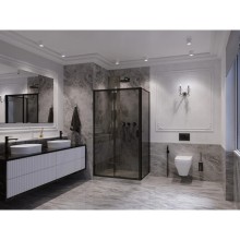 Душевой уголок 120х100 см Ambassador Forsa 17022218ABB-100ABB тонированное