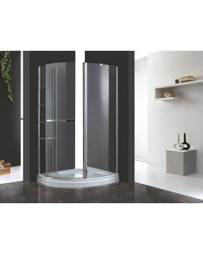 Душевой уголок Cezares Elena 120x90 L ELENA-W-RH-1-120/90-C-Cr-L профиль Хром стекло прозрачное