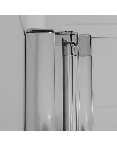 Душевой уголок Cezares Elena 80x80 L ELENA-W-A-1-80-P-Cr-L профиль Хром стекло рифленое