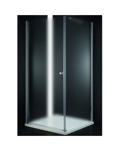 Душевой уголок Cezares Elena 80x80 L ELENA-W-A-1-80-P-Cr-L профиль Хром стекло рифленое