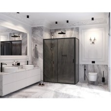 Душевой уголок 160х100 см Ambassador Forsa 17022222ABB-100ABB тонированное