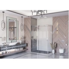 Душевой уголок 120х80 см Ambassador Benefit 19021101HX-80HX прозрачное