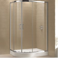 Душевой уголок Cezares Eco 120x90 ECO-O-RH-2-120/90-C-Cr профиль Хром стекло прозрачное