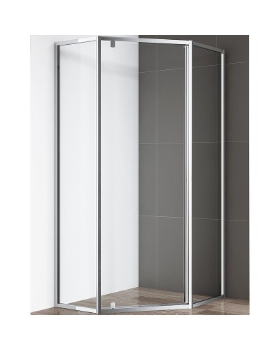 Душевой уголок Cezares Eco 90х90 ECO-O-P-1-90-C-Cr профиль Хром стекло прозрачное