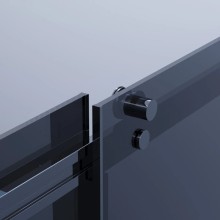 Душевой уголок 120х110 см Ambassador Benefit 19022201HBB-110HBB тонированное