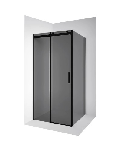 Душевой уголок 120х110 см Ambassador Benefit 19022201HBB-110HBB тонированное