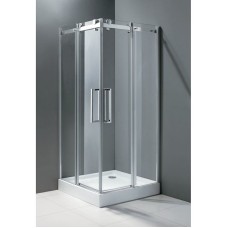 Душевой уголок Cezares Stylus-M A-2 90x90 профиль Хром стекло прозрачное