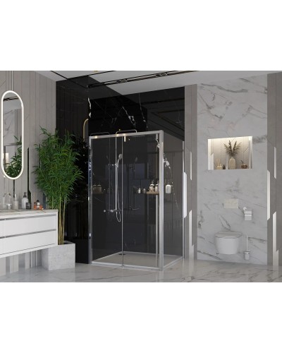 Душевой уголок 120х90 см Ambassador Intense 110021101IX-90IX прозрачное