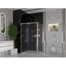 Душевой уголок 120х100 см Ambassador Intense 110021101IX-100IX прозрачное