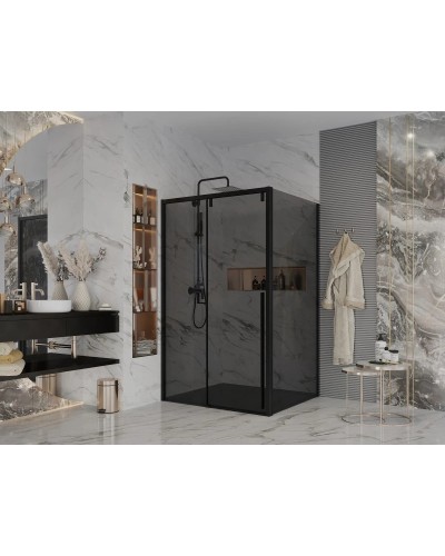 Душевой уголок 120х110 см Ambassador Intense 110022201IBB-110IBB тонированное