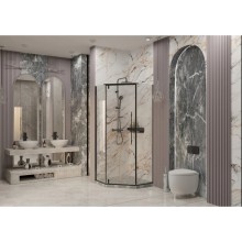 Душевой уголок 90х90 см Ambassador Ritz 112011202 прозрачное