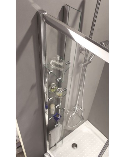 Душевой уголок Cezares Anima 120x100 L ANIMA-W-RH-2-120/100-C-Cr-L профиль Хром стекло прозрачное