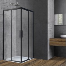 Душевой уголок 100x100 см Vincea Soft VSS-3SO100CLB прозрачное