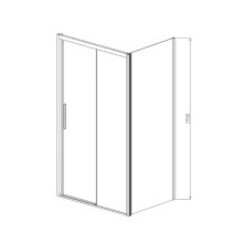 Душевой уголок 100x80 см Vincea Soft VSR-3SO8010CL прозрачное