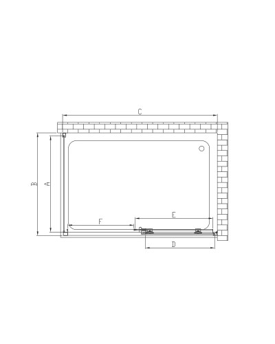 Душевой уголок 110x100 см Vincea Soft VSR-3SO1011CL прозрачное