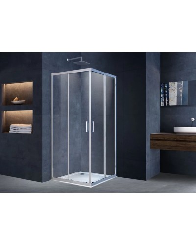 Душевой уголок 80x80 см Vincea Alpha VSS-3AL800CL прозрачное