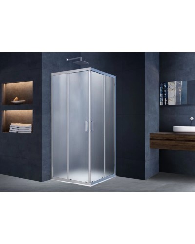 Душевой уголок 80x80 см Vincea Alpha VSS-3AL800MT текстурное