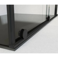 Душевой уголок 120x90 см Vincea Arno VSR-1A9012CLB прозрачное