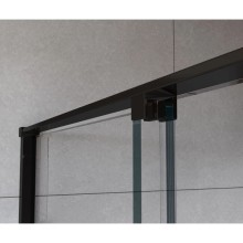 Душевой уголок 120x90 см Vincea Arno VSR-1A9012CLB прозрачное