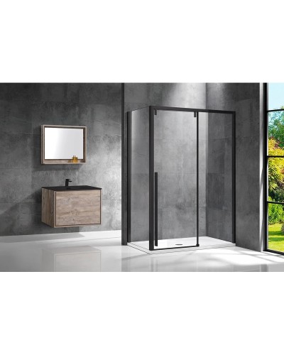 Душевой уголок 120x80 см Vincea Lugano VSR-1L8012CLB-1 прозрачное