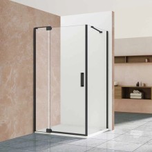 Душевой уголок 78,8-88,8x89 см Vincea Extra VSR-1E809090CLB прозрачное