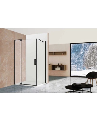 Душевой уголок 78,8-88,8x89 см Vincea Extra VSR-1E809090CLB прозрачное