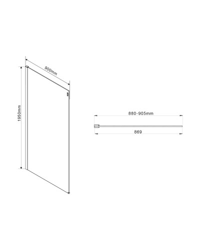 Душевой уголок 130x90 см Vincea Como VSR-1C9013CL прозрачное