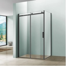 Душевой уголок 130х90 см Vincea Como VSR-1C9013CLB прозрачное