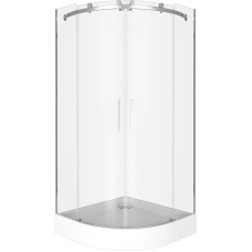 Душевой уголок Good Door Galaxy R-TD-100-C-CH 100x100 профиль Хром стекло прозрачное