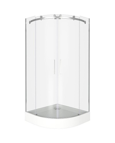 Душевой уголок Good Door Galaxy R-TD-100-C-CH 100x100 профиль Хром стекло прозрачное