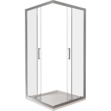 Душевой уголок Good Door Latte CR-90-C-WE 90x90 профиль Белый стекло прозрачное