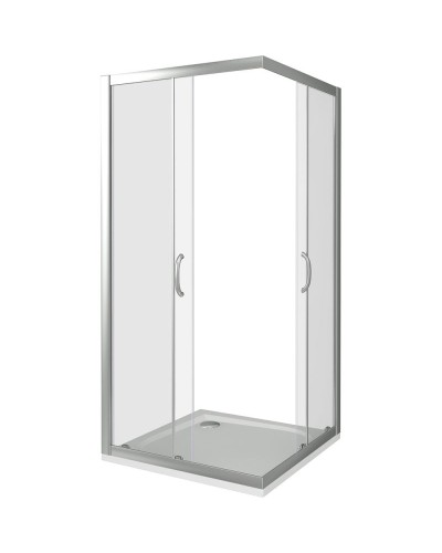 Душевой уголок Good Door Infinity CR-80-C-CH 80х80 профиль Хром стекло прозрачное