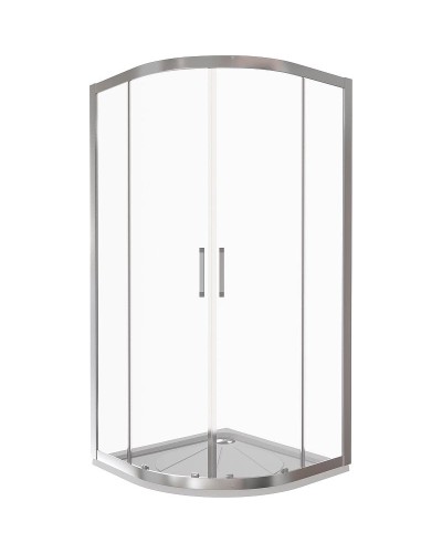 Душевой уголок Good Door Latte R-80-C-WE 80x80 профиль Белый стекло прозрачное