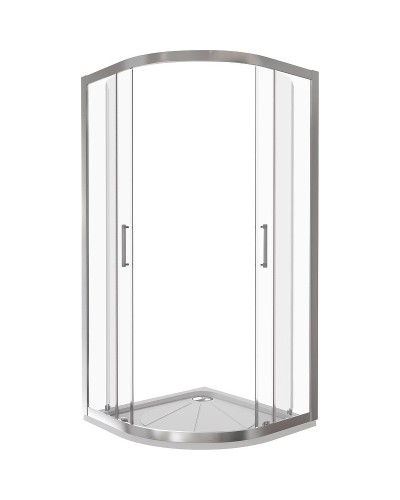 Душевой уголок Good Door Latte R-80-C-WE 80x80 профиль Белый стекло прозрачное