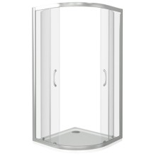 Душевой уголок Good Door Latte R-100 100x100 профиль Белый стекло прозрачное