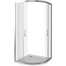 Душевой уголок Good Door Infinity R-100-С-CH 100x100 профиль Хром стекло прозрачное