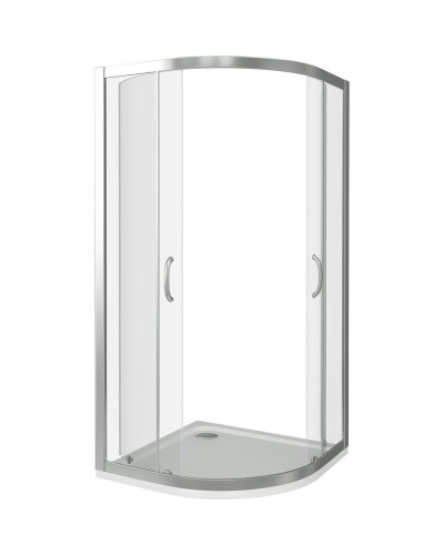 Душевой уголок Good Door Infinity R-100-С-CH 100x100 профиль Хром стекло прозрачное