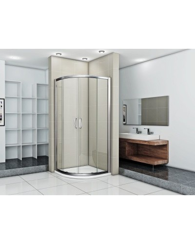 Душевой уголок Good Door Infinity R-100-С-CH 100x100 профиль Хром стекло прозрачное